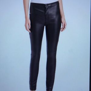Mother Denim leather looker pant size 24.